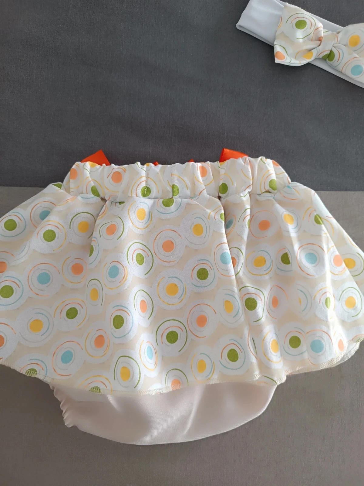 Saia tapa fraldas multicolorida - 12 meses – photo 7